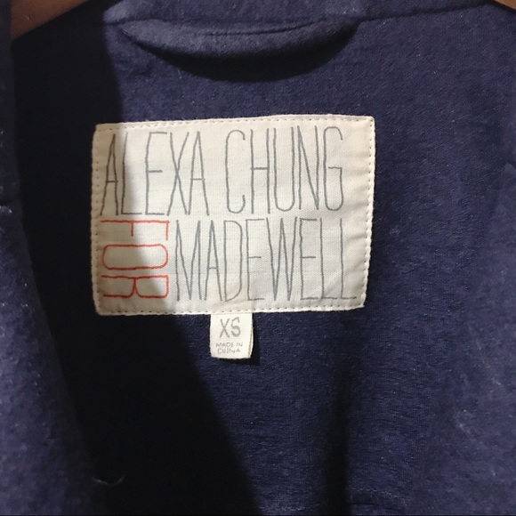 Madewell x Alexa Chung cropped fitted coat SZ XS - Picture 2 of 6